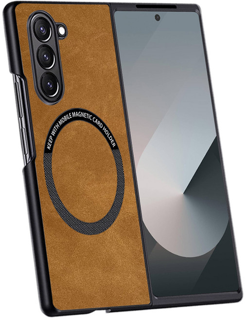 스페이스쉴드 맥세이프 호환 슬림핏 가죽 휴대폰 케이스