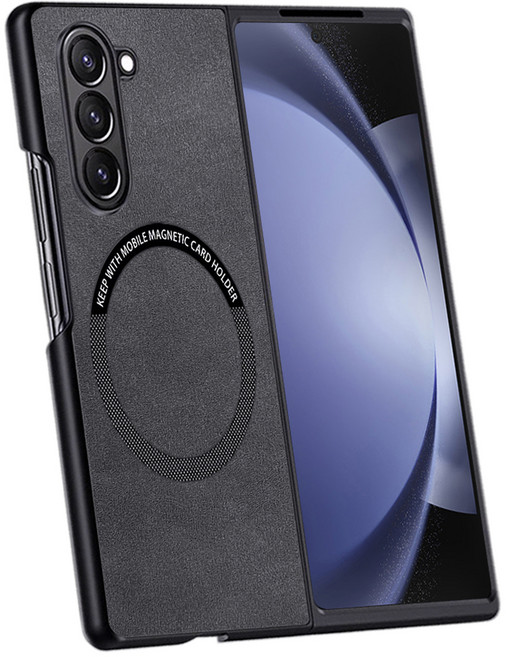 스페이스쉴드 맥세이프 호환 슬림핏 가죽 휴대폰 케이스