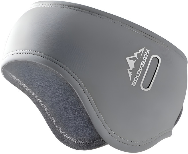 디트리 벨크로 타입 기모 귀마개, 03 그레이, 1개