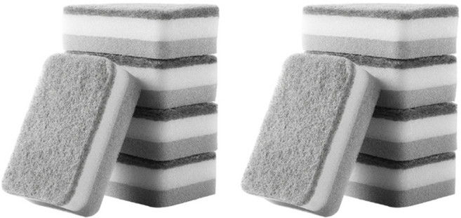 인블룸 양면 스펀지 수세미, 10개, 1개입