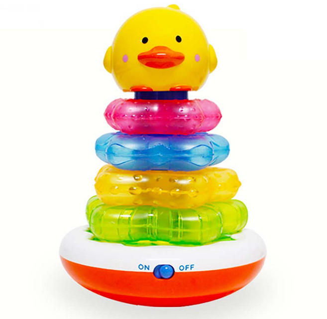 Kes.B 小雞旋律堆疊環, 混合顏色, 1個