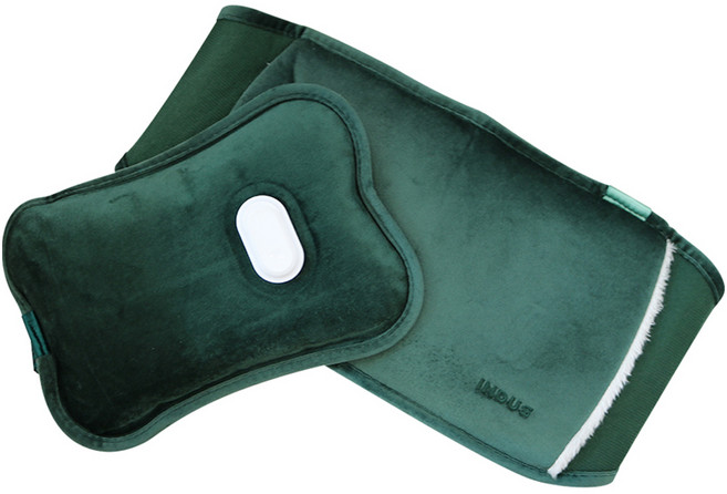 인더스 마카롱 3단 온도조절 온수 찜질기, INO-CO5, 그린