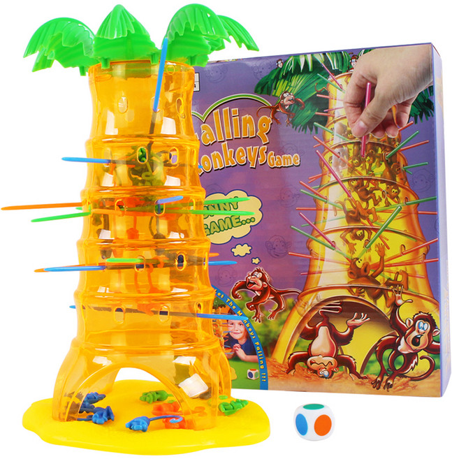 뉴 폴링몽키 보드게임, 혼합색상, 1개