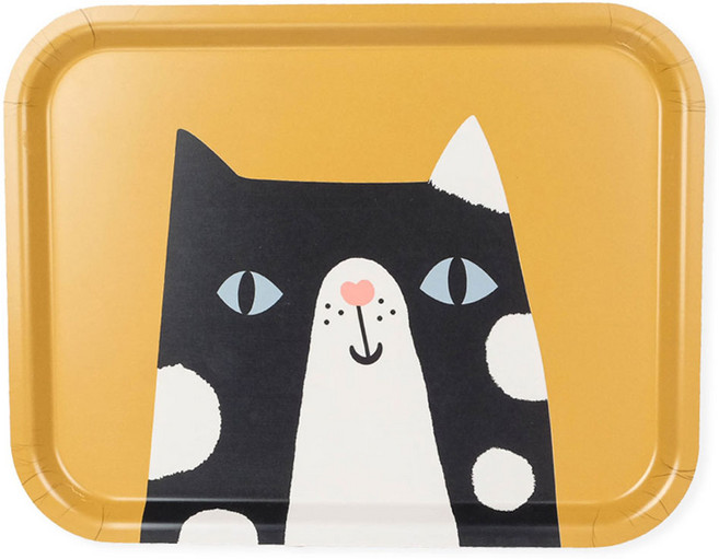 스피라 자작나무 쟁반 도리스, 1개, 혼합색상