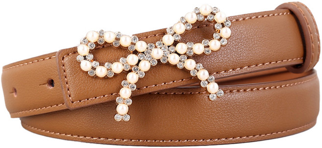 페이퍼먼츠 여성용 리본 주얼리 정장 벨트 23316