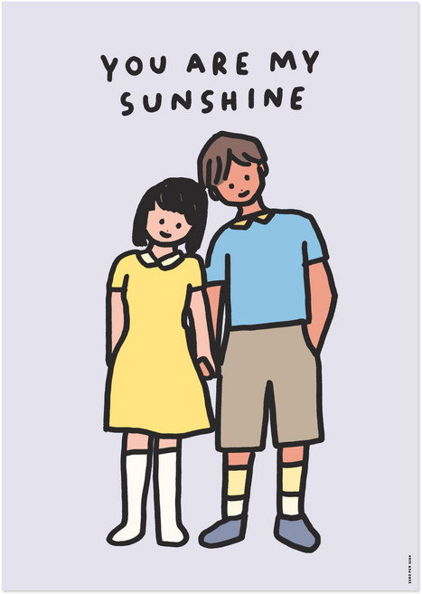 제로퍼제로 커플3 선샤인 A3 포스터, 프레임없음