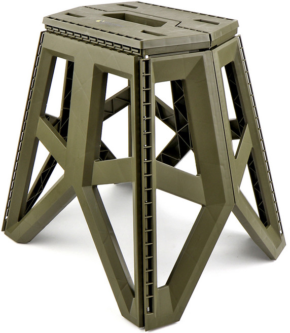 브리즈문 워터저그 폴딩 받침대 L, 올리브그린, 1단, 1개