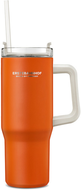 ERSTEBAHNHOF Ruhen Vibe雙層真空304不鏽鋼保溫杯, 887ml, 日落, 1個