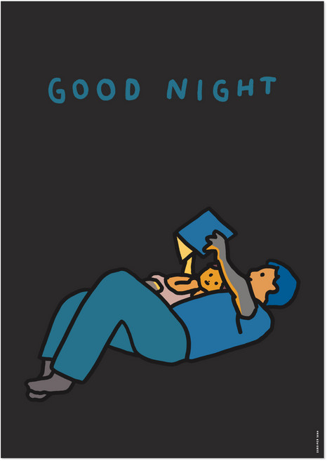 제로퍼제로 A3포스터 리딩 굿나잇