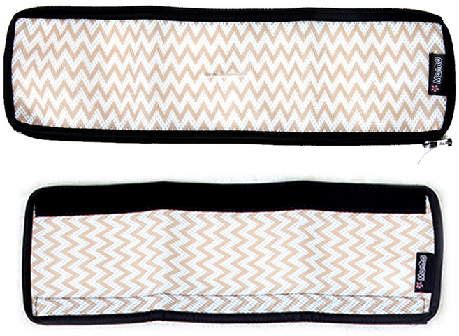 마니또 부가부 비 핸들커버 + 안전가드커버 세트, 지그재그 베이지, 1세트