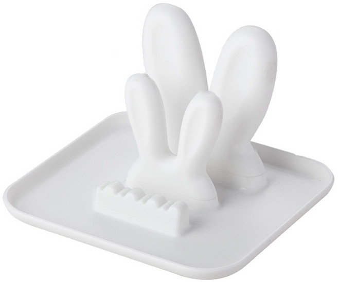 아메리칸로드 토끼 냄비뚜껑 조리도구 받침대 RK2167, 화이트, 1개
