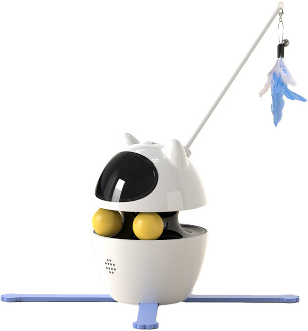 로제코 3in1 고양이 자동장난감, KM05, 혼합색상, 1개