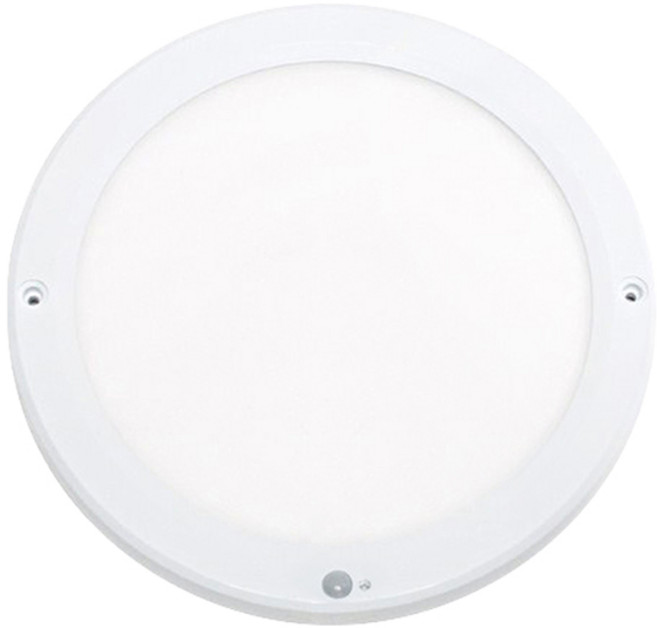 번개표 LED 엣지타입 원형 센서등 20W 220mm, 전구색, 1개