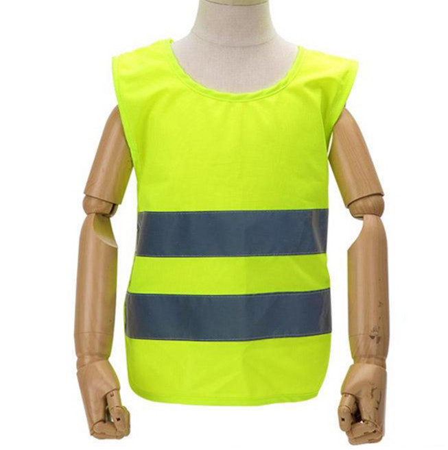 캐스비 아동용 네이처 안전조끼 소, 노란색, 1개