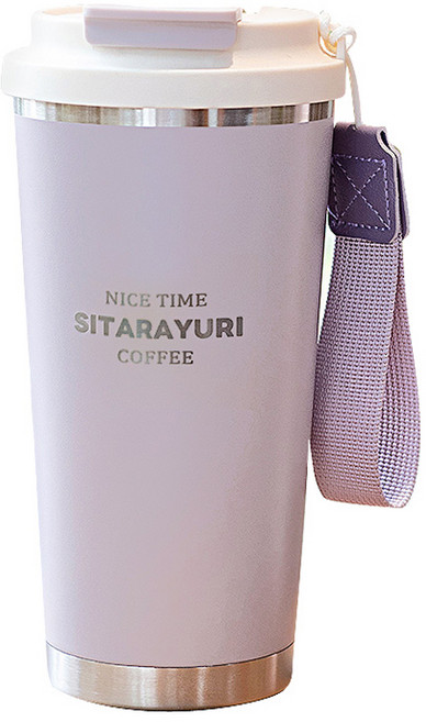 시타라유리 스냅 투웨이 보온보냉 텀블러, PURPLE, 1개, 560ml