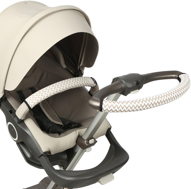 마니또 스토케 익스플로리 핸들커버 + 안전가드커버 세트, 지그재그 베이지, 1세트