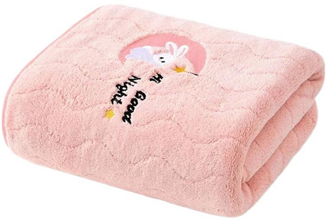 원이네 물결 디자인 바스타월 300g 혼방, 핑크, 1개