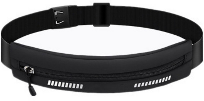 피트고메 러닝 런닝 벨트 55g, 블랙, 1개