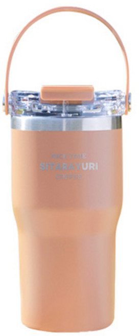 시타라유리 투웨이 보온보냉 텀블러 T37, 브라운, 600ml, 1개