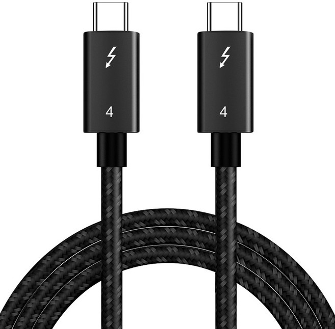 스페이스쉴드 C타입-C타입 스텔라 100W PD 8K 40Gbps 초고속 충전 데이터 케이블, 블랙, 1개, 1m