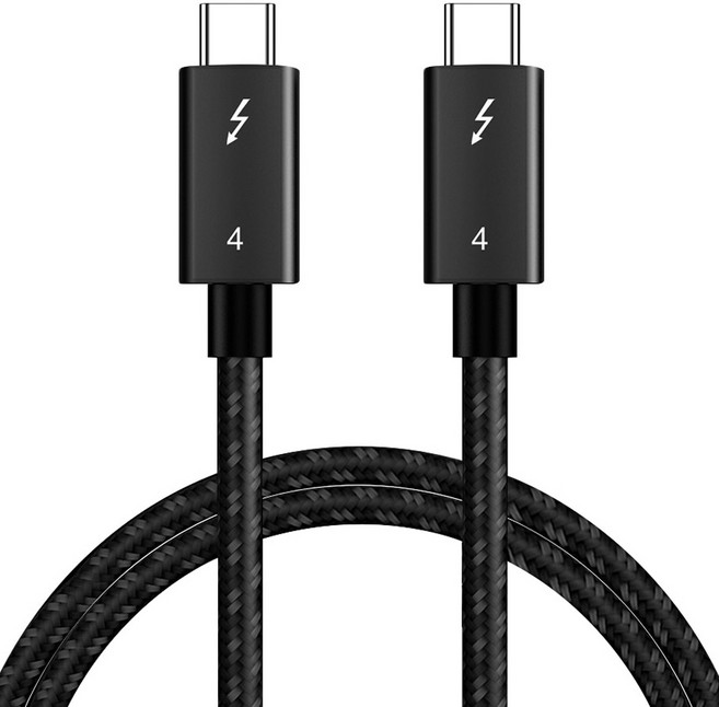 스페이스쉴드 C타입-C타입 스텔라 100W PD 8K 40Gbps 초고속 충전 데이터 케이블, 블랙, 1개, 1.5m