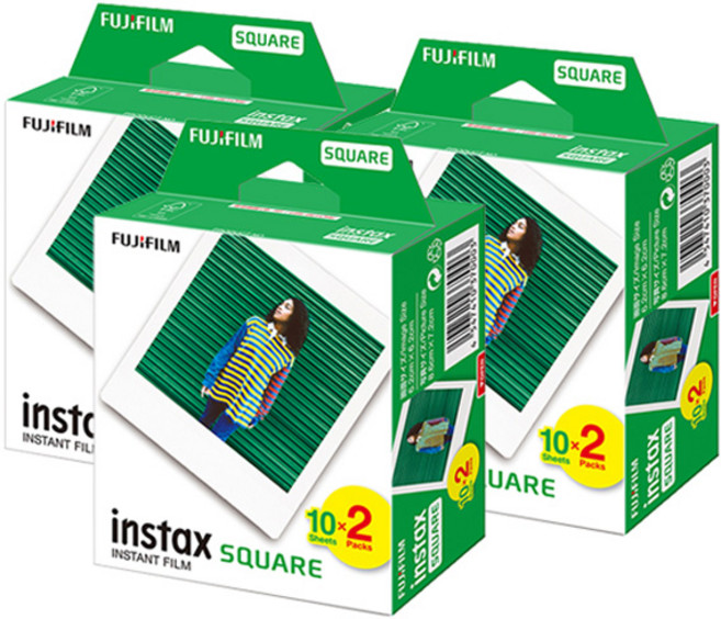 FUJIFILM 富士 instax 方形薄膜, instax 方形膠片, 6個