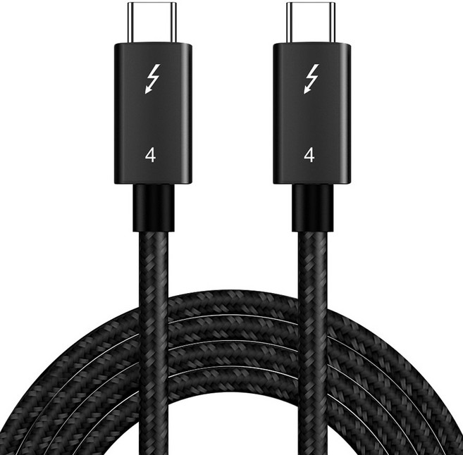 스페이스쉴드 C타입-C타입 스텔라 100W PD 8K 40Gbps 초고속 충전 데이터 케이블, 블랙, 1개, 2m