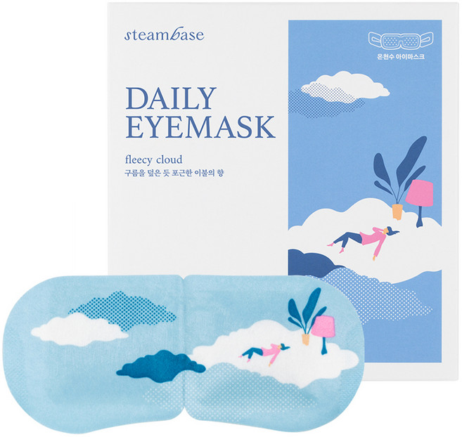 스팀베이스 데일리 아이마스크 구름이불향, 5개입, 1개