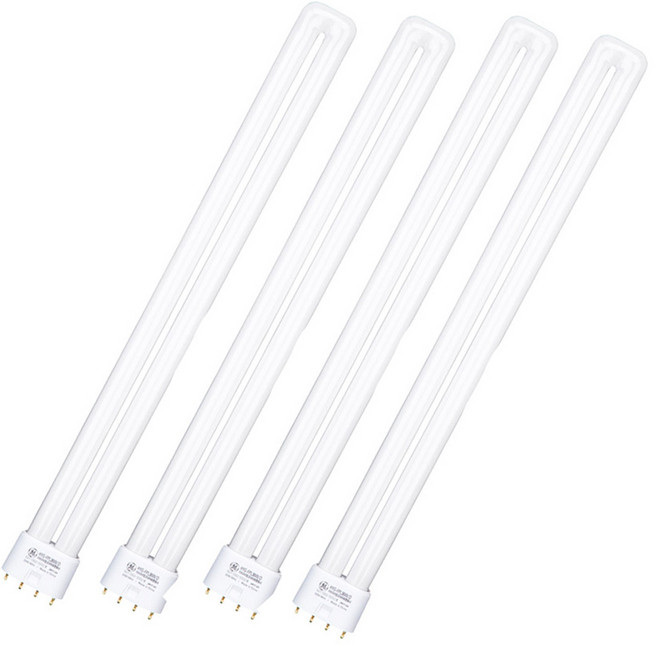 루미트론 GE 에디슨 이관 형광등 55W FPL55EX-D, 백색, 4개