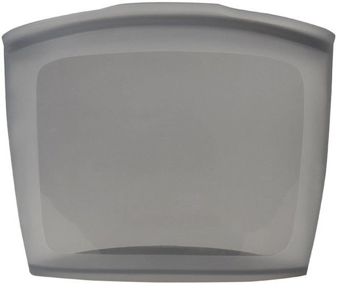 실리팟 프리미엄 실리콘 지퍼백 스톤그레이, 1개