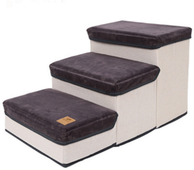 카무라라 반려동물 수납 계단 3단, 딥그레이, 1개