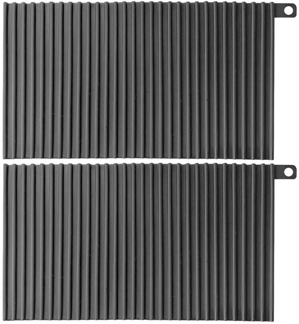 모나코올리브 모노 드라잉 매트, 1단, 블랙, 2개