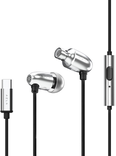 아즈라 AIM C 유선 이어폰 C타입 실버