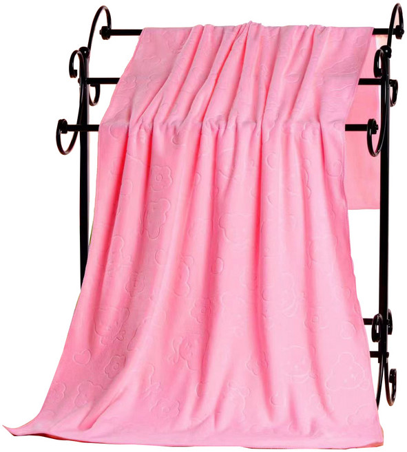 원이네 가성비 짱 바스타월 70 x 140 cm 150g, 핑크, 1개