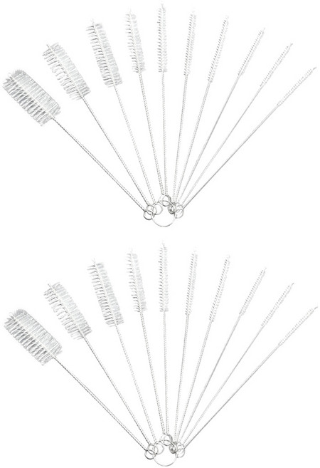 월드크린 빨대솔 10종 세트, 2세트, 혼합색상