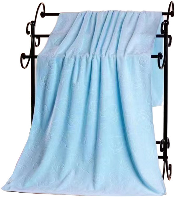 원이네 가성비 짱 바스타월 70 x 140 cm, 블루, 1개