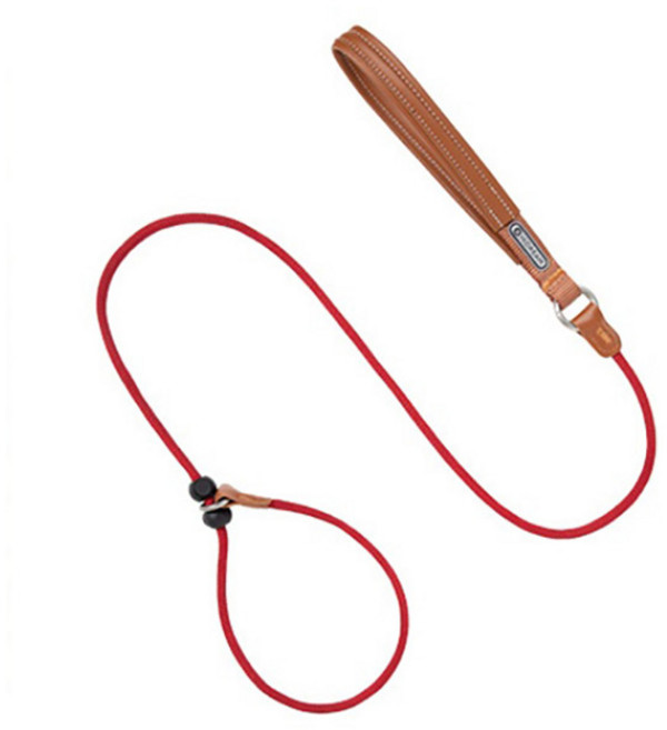 카무라라 강아지 일체형 목줄, 레드, 1개