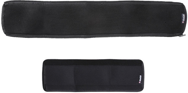 마니또 잉글레시나 일렉타 유모차 핸들 커버 + 안전가드 커버 세트, 블랙, 1세트