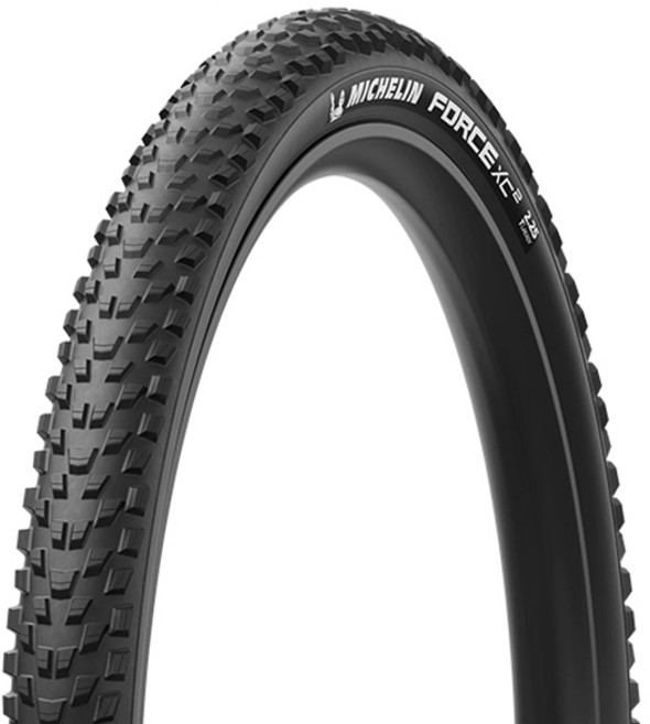 미쉐린 포스 XC2 퍼포먼스 폴딩 자전거 타이어 블랙, 1개