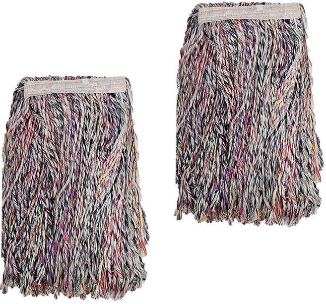 크린메이트 색사 마포걸레 380g, 혼합색상, 2개