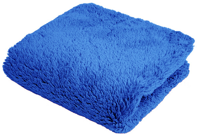 월드크린 플러쉬인 크리너 세차 버핑 타월 30 x 30 cm, 블루, 1개