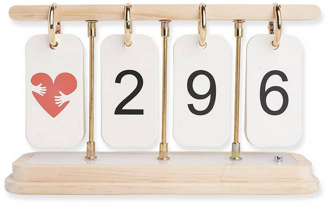 루넬 신생아 백일 돌잔치 우드 기념소품 세트 무선, 무선 베이지, 1개