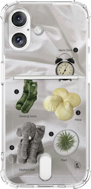 이루다 무드 오브제 카드 수납 젤리 휴대폰 케이스