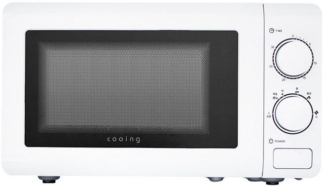 쿠잉전자 소형 전자레인지 다이얼식 20L, MC-201MW
