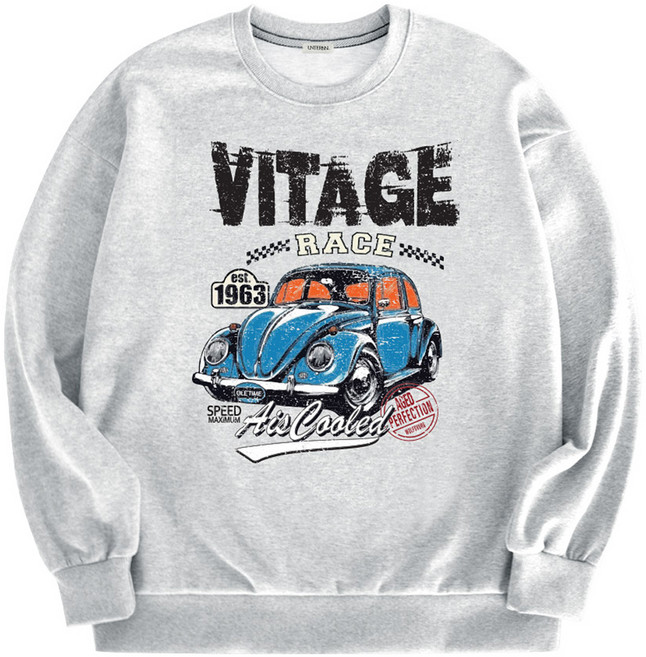 언터널 특양면 빈티카 오버핏 맨투맨