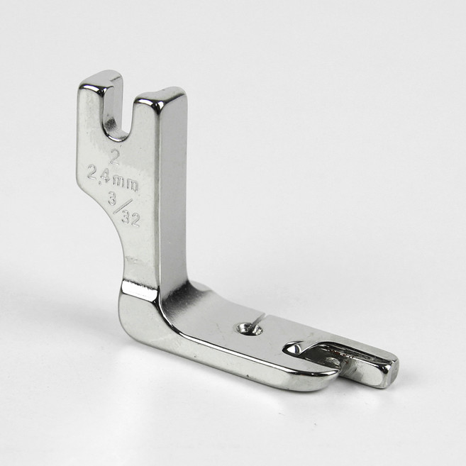 JSTrading 공업용 말아박기 노루발 대만산 미쓰마끼 2.4mm, 1개