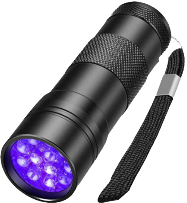 UV라이트 써치라이트 블랙라이트 자외선 야간 손전등, 1개