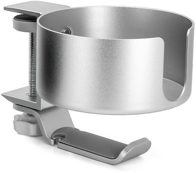 apin 컵홀더 겸용 다용도 거치대 머그컵거치, CH-02, 실버, 1개