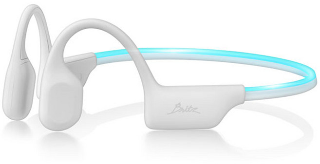 브리츠 오픈형 골전도 블루투스 이어폰, BZ-BONEX7, 크림화이트