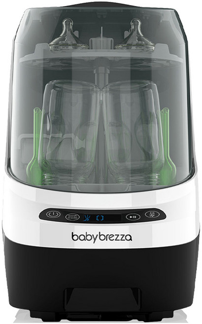 베이비브레짜 원스텝 젖병 세척기 BRZ0103, 블랙 + 화이트